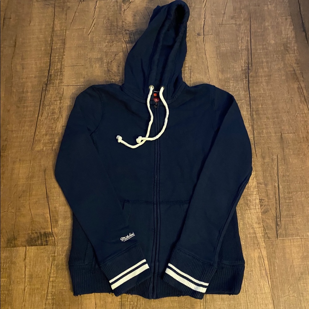 Mitchell & Ness Women's Full Zip Fleece Hoody
